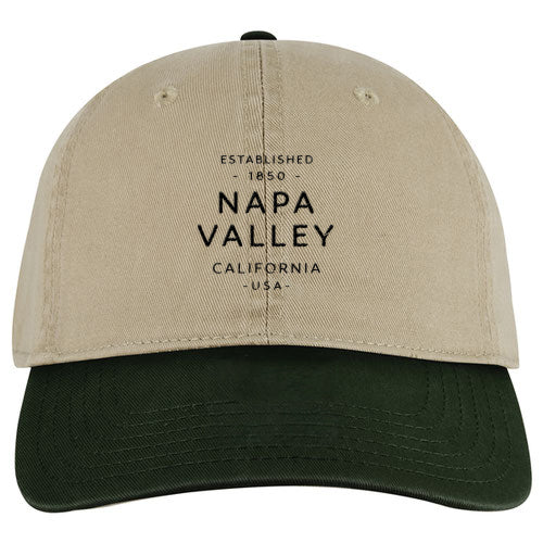 Custom TEXT Otto Cap Garment Washed Cotton Dad Cap