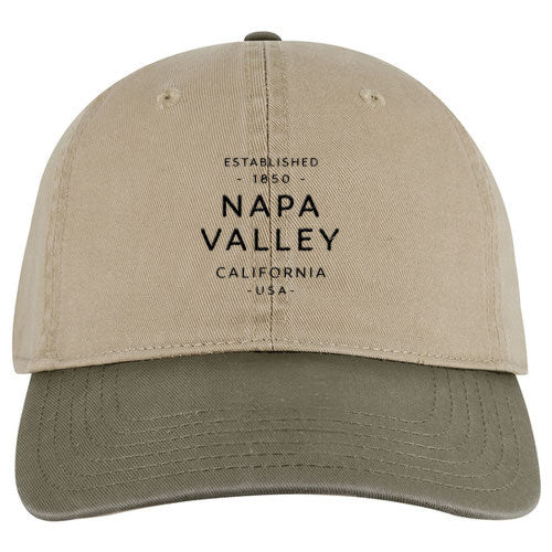 Custom TEXT Otto Cap Garment Washed Cotton Dad Cap