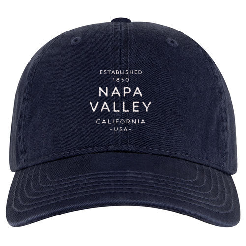 Custom TEXT Otto Cap Garment Washed Cotton Dad Cap