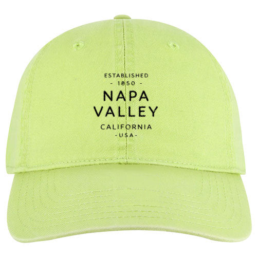 Custom TEXT Otto Cap Garment Washed Cotton Dad Cap