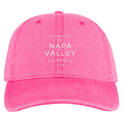 Custom TEXT Otto Cap Garment Washed Cotton Dad Cap