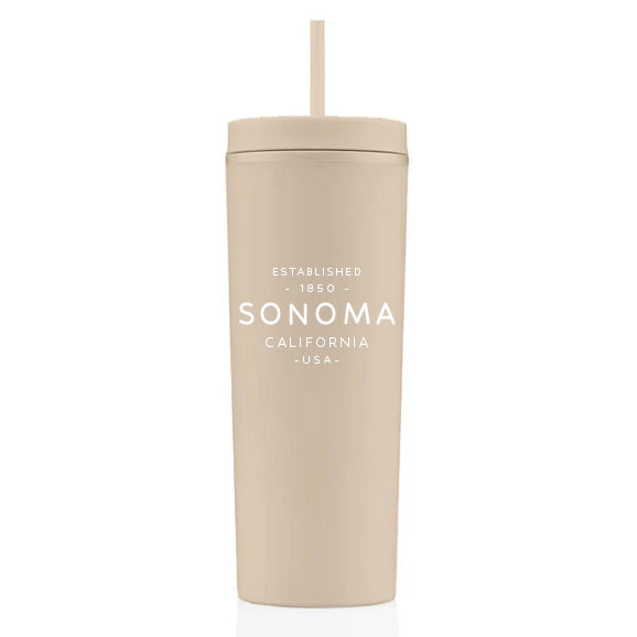 Custom TEXT 18 Oz. Slique Recycled Tumbler