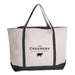 24 Oz. Large Zippered Boat Tote Customized with your Brand or Logo - Mercantile 12