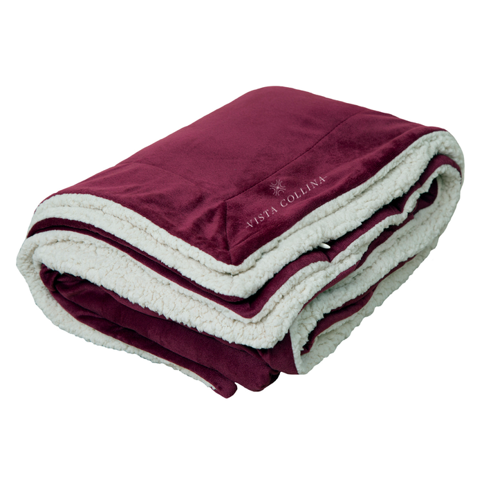 Custom BRAND / LOGO Micro Mink Sherpa Blanket