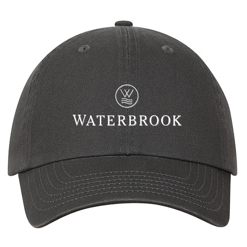 Custom BRAND / LOGO Organic Washed Cotton 6 Panel Baseball Cap