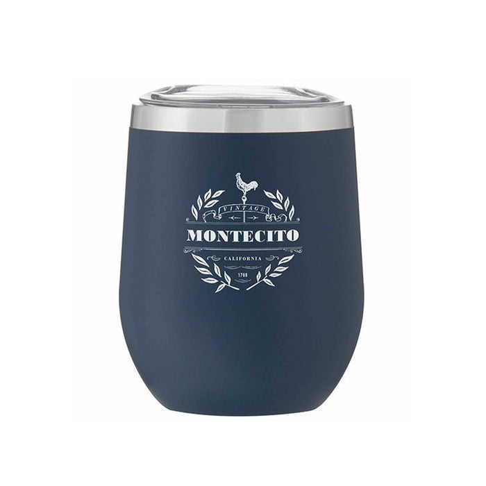 Custom VINTAGE 12 Oz. Insulated Stemless Wine Cup
