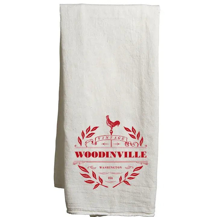 Custom VINTAGE Flour Sack Tea Towel - White