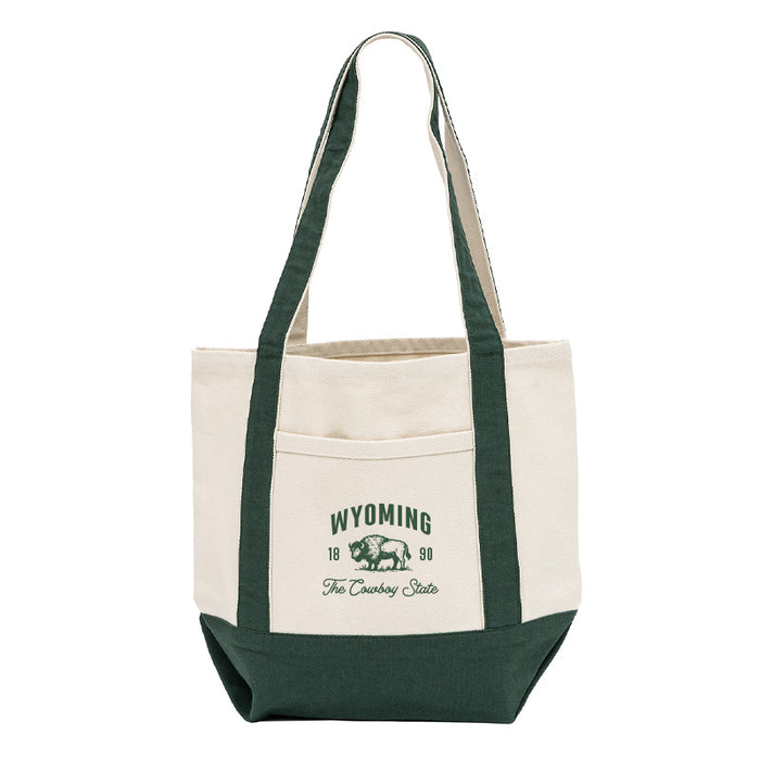 Custom BRAND / LOGO 14 Oz. Recycled Canvas Mini Deck Tote