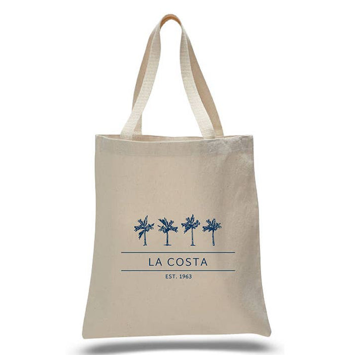 Custom VISTA 12 Oz. Natural Canvas Simple Tote Bag