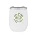 Customizable VINTAGE Design on a 12 Oz. Stainless Insulated Stemless Wine Cup in a stylish powder coat finish.