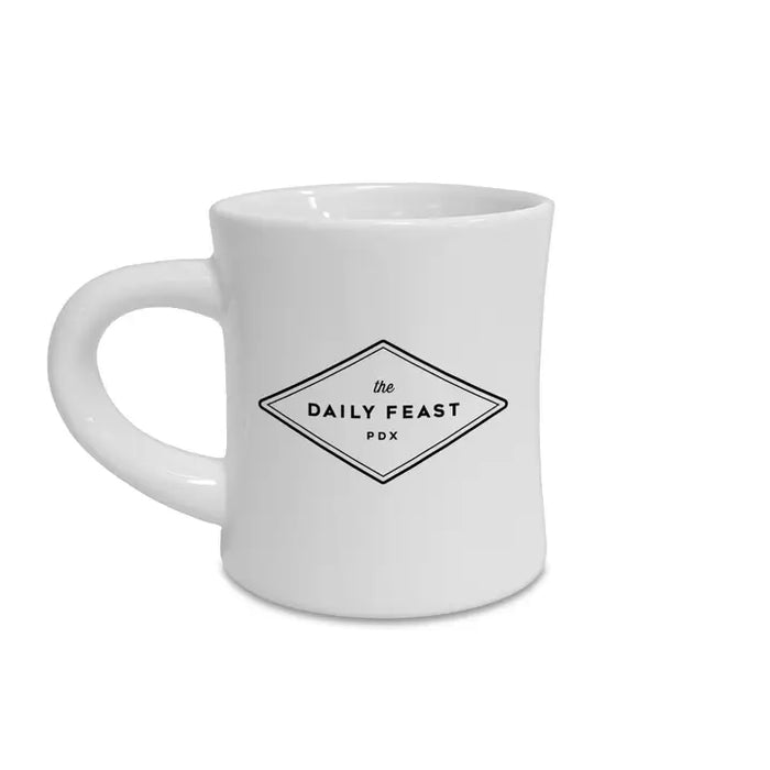 Custom BRAND / LOGO 13 Oz. White Diner Mug