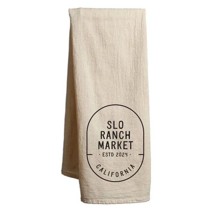 Custom CAPSULE Flour Sack Tea Towel - Natural
