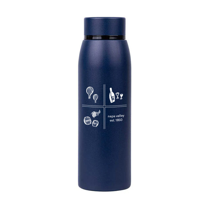 Custom BRAND / LOGO 20 Oz. Stainless Ridge Bottle