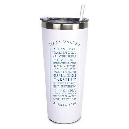 22 Oz. Stainless Insulated Tumbler in a Customizable Appellations Design - Mercantile 12