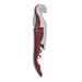Standard Double Hinged Stainless Steel Corkscrew Burgundy - Mercantile 12