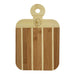 Striped Bamboo Paddle Cheese Board - Mercantile 12