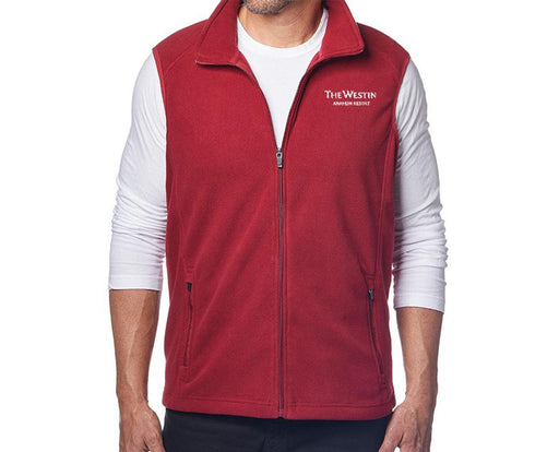 Micro Fleece 10 Oz Polyester Plush Vest - Mercantile 12